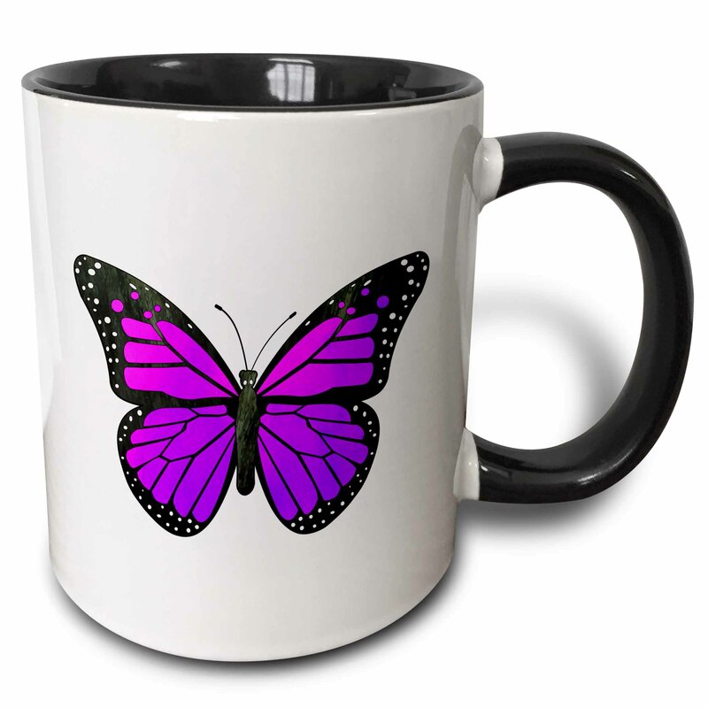 Ebern Designs Tomy Monarch Butterfly Coffee Mug Wayfair